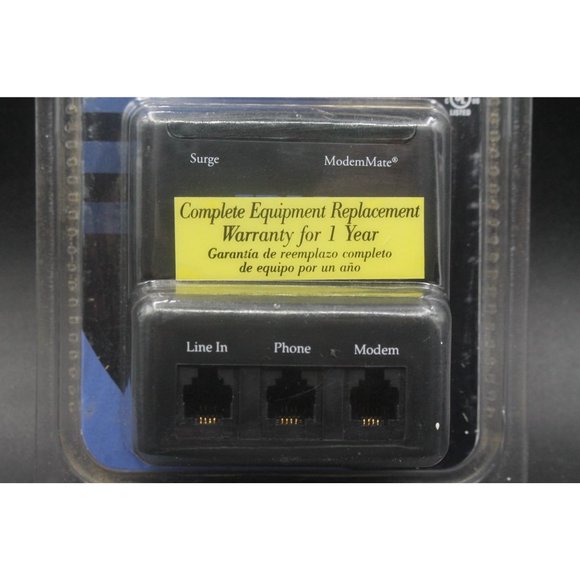 IBM 2 Outlet Compact Travel Surge Protector Fax/Modem Protection 051748 NIP - Picture 6 of 12